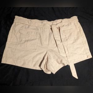 Loft XL linen blend shorts